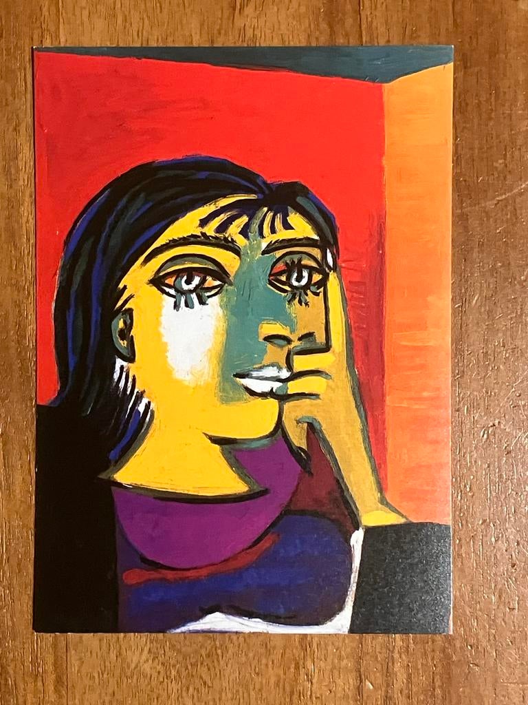 Pablo Picasso - Portret van Dora Maar, 1937, Verzamelen, Ansichtkaarten | Themakaarten, Ophalen of Verzenden, 1980 tot heden, Ongelopen