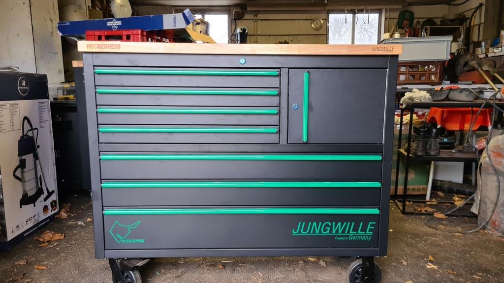 Jungwille JW48XXL Gevulde Gereedschapswagen - 272 Delig, Doe-het-zelf en Verbouw, Gereedschapskisten, Nieuw, Gevuld, Ophalen