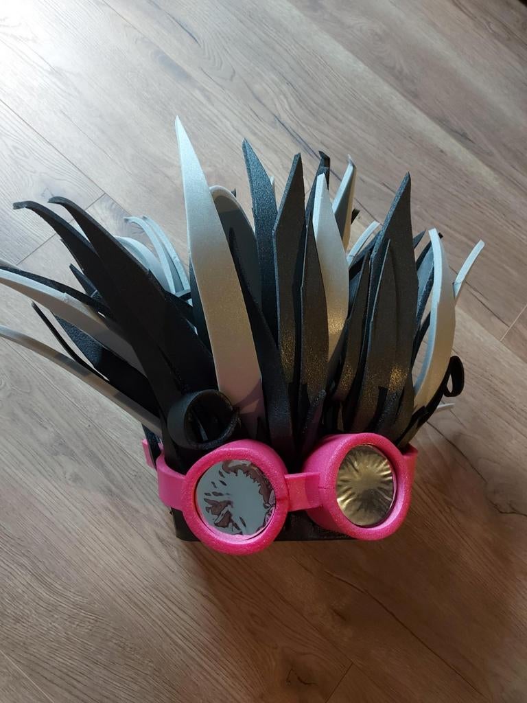 Pruik van follyfoam, Verzenden, Overige maten