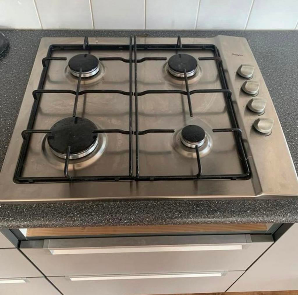 Kookplaat mooie rvs pelgrim inbouw kookplaat., Witgoed en Apparatuur, Kookplaten, Ophalen of Verzenden