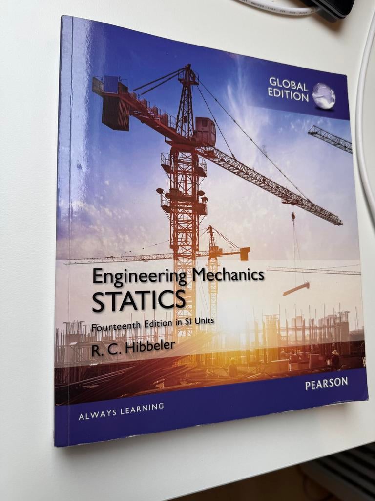 Hibbeler - Statica boek, Ophalen of Verzenden, Beta, Zo goed als nieuw, WO