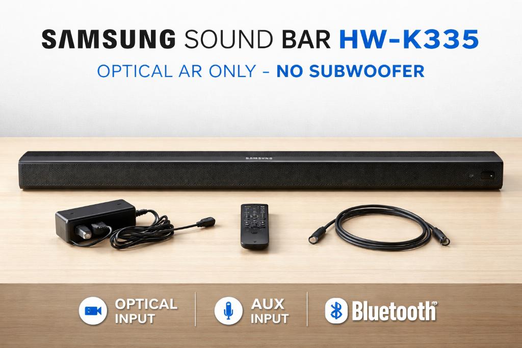 Samsung HW-K335 Soundbar – Great condition, Ophalen, Bluetooth, Zo goed als nieuw