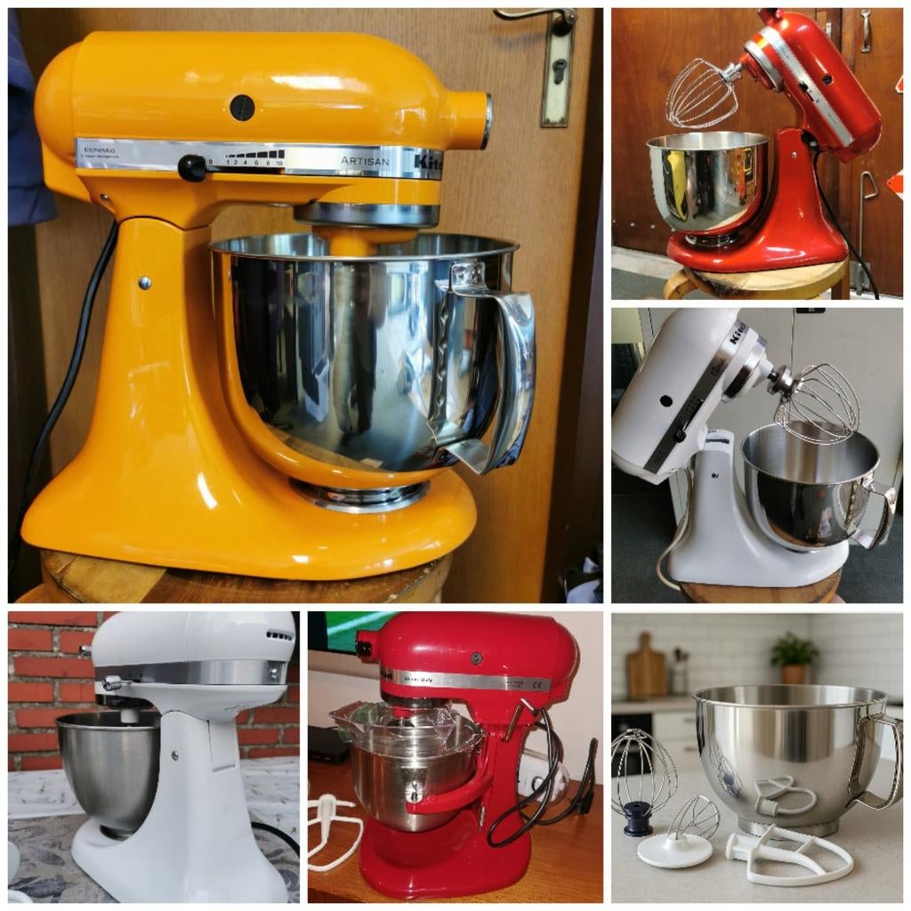 Kitchenaid, diverse modellen., 4 liter of meer, Ophalen of Verzenden, Gebruikt