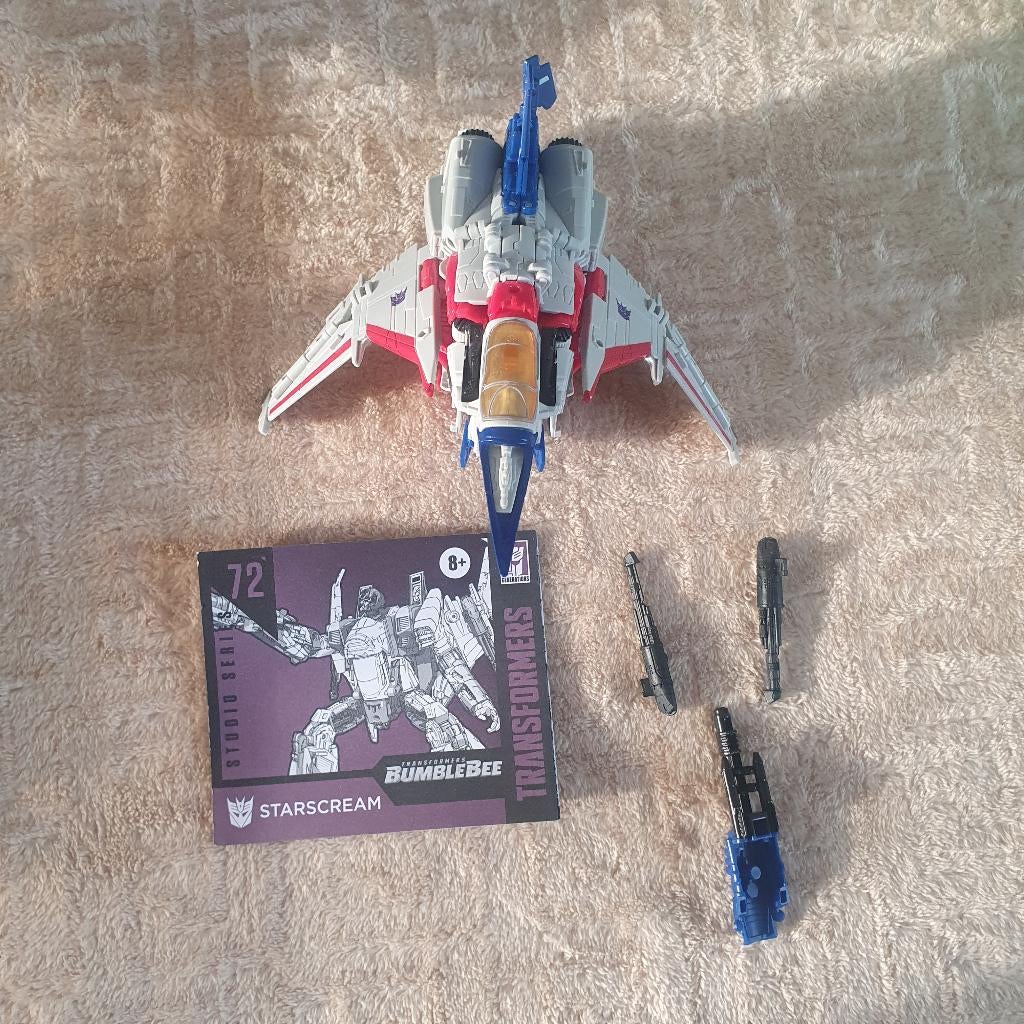 transformers bumblebee starscream, Verzamelen, Transformers, Overige generaties, Ophalen of Verzenden, Zo goed als nieuw