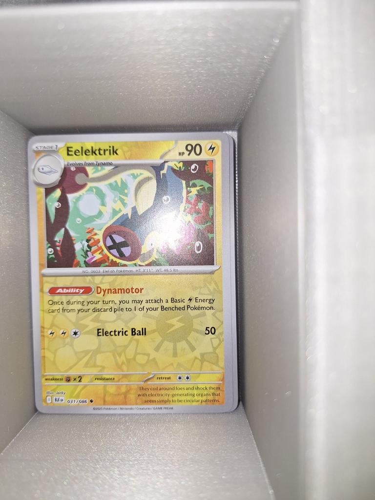Eelektrik 031/086 Reverse Holo Pokémonkaart, Ophalen of Verzenden, Nieuw, Losse kaart