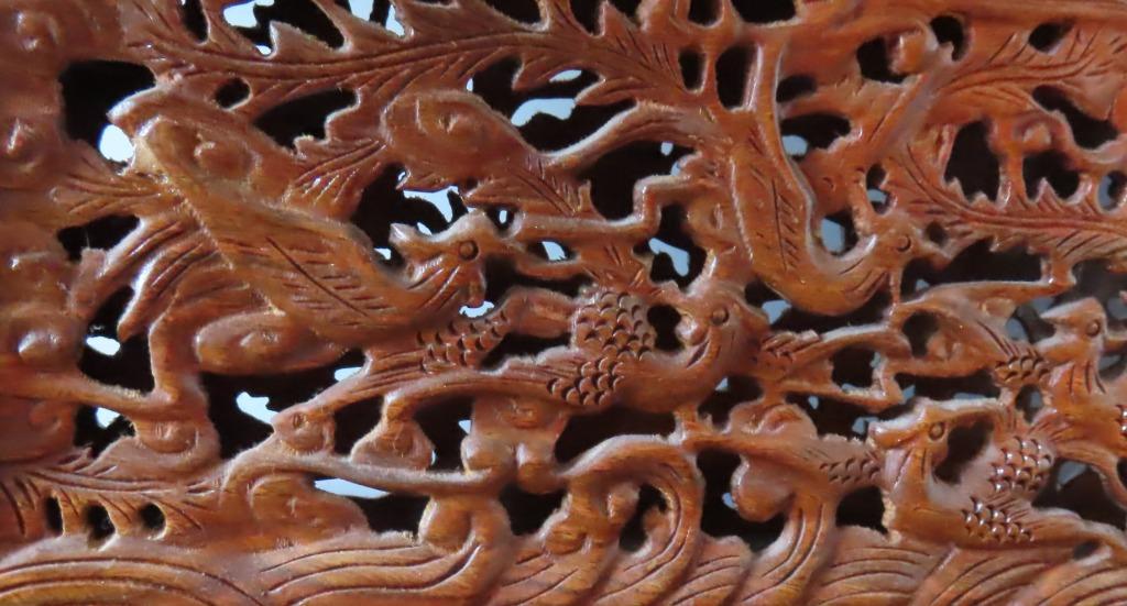 Uit inboedel: Top! Chinese uitgesneden houten Pagode, incl, Antiek en Kunst, Verzenden