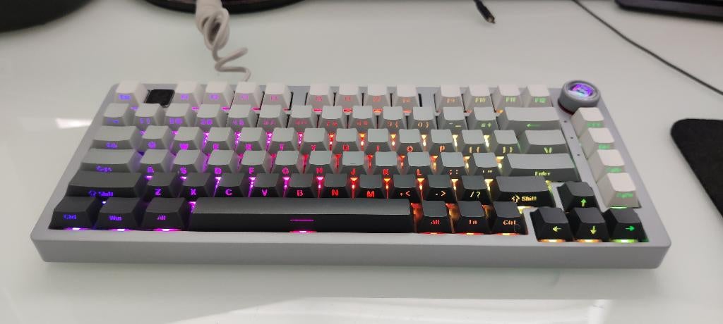 Leobog hi75 aluminium keyboard, Computers en Software, Toetsenborden, Nieuw, Ophalen of Verzenden, Qwerty, Bedraad