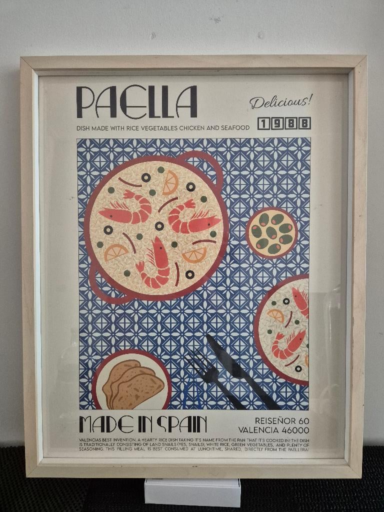 Frame met moderne kunst, Antiek en Kunst, Ophalen