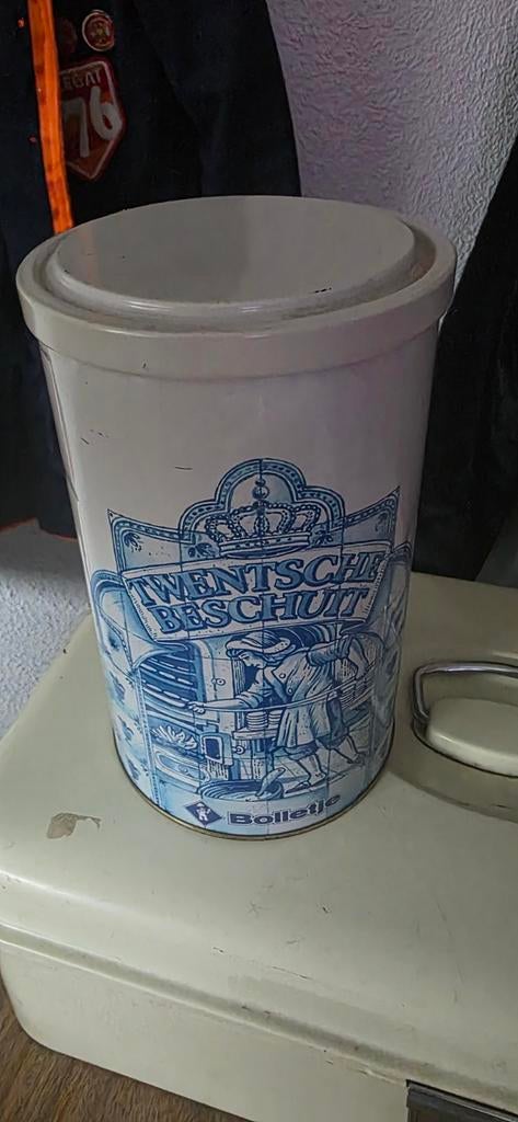Vintage Twentse Beschuitbus Bolletje, Ophalen of Verzenden, Gebruikt