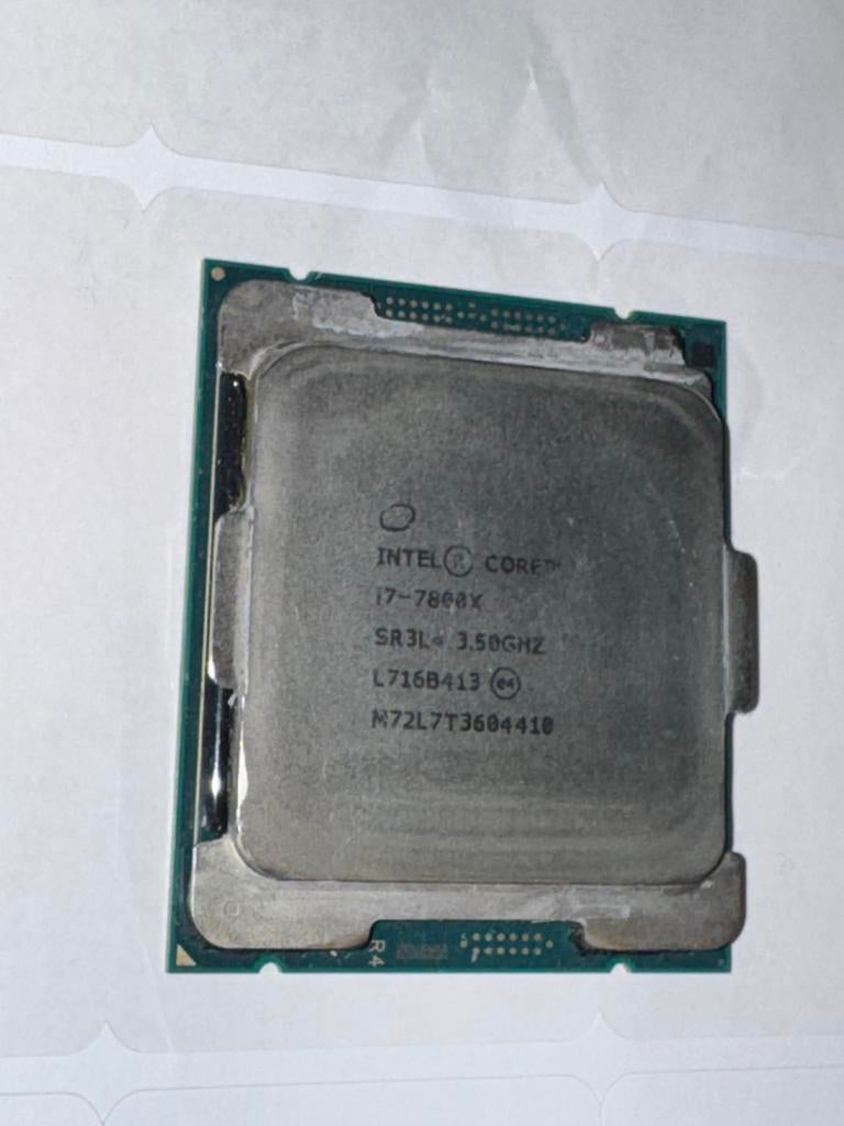 Intel Core i7-7800X Processor X299 chipset, Ophalen of Verzenden, Gebruikt, 6-core, 3 tot 4 Ghz