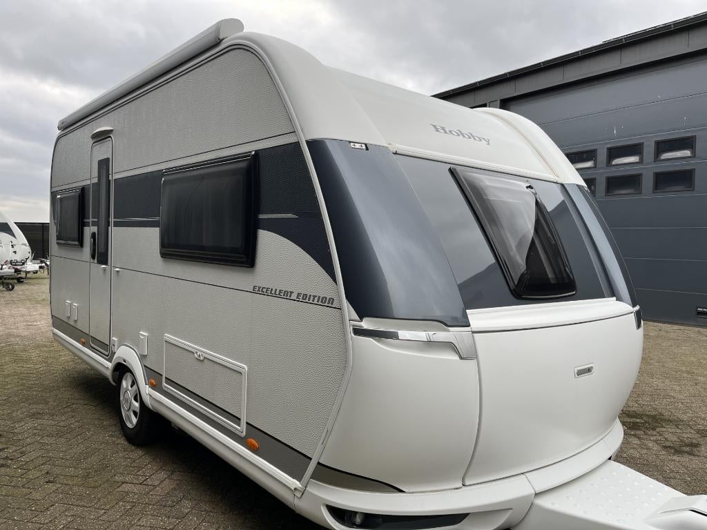 Caravan, Caravans en Kamperen, Caravans, Particulier, tot en met 4, 1000 - 1250 kg, Rondzit, Hobby, Frans bed, 6 tot 7 meter, Disselslot
