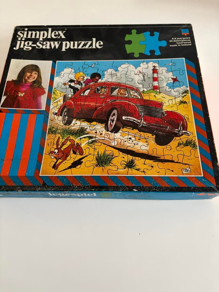 Simplex Puzzel Sjors en Sjimmie, Ophalen of Verzenden, Overige figuren, Gebruikt