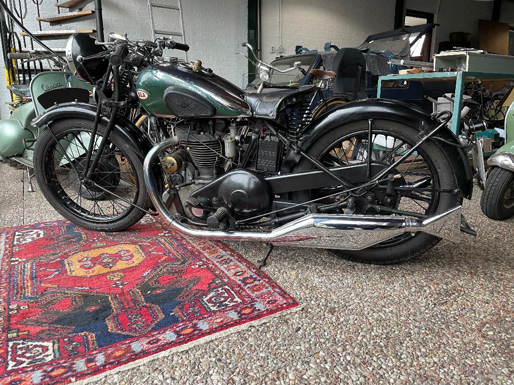 BSA q7 500cc kopklepper 1936, Motoren, Motoren | Oldtimers, Toermotor, 11 kW of minder, 1 cilinder