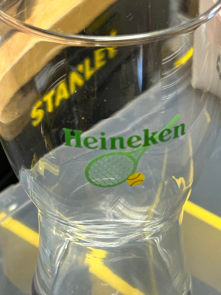 Heineken tennis glas, Ophalen, Nieuw, Bierglas