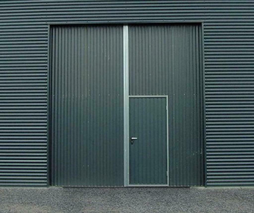 Metalen schuifdeuren voor hal, schuur of loods, 10 kleuren, Ophalen, Nieuw