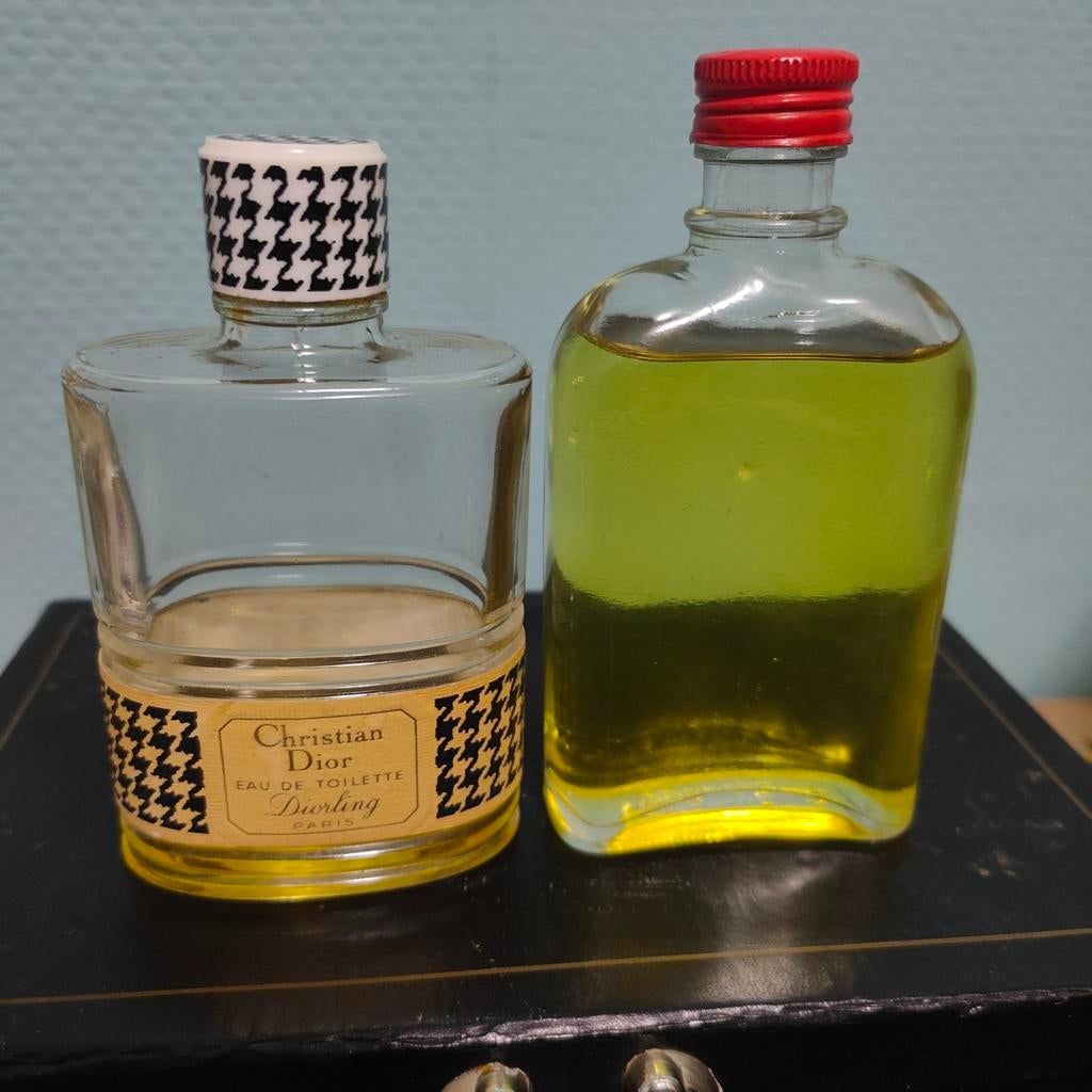 Zeldzame Vintage Diorling Set - Christian Dior, Sieraden, Tassen en Uiterlijk, Uiterlijk | Parfum, Gebruikt, Ophalen of Verzenden