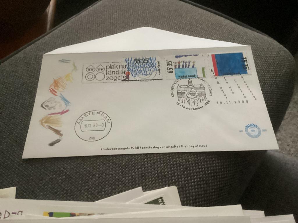 No9335 Afwijkend E260 kinderpostzegelactie Amsterdam extra, Ophalen, Onbeschreven, Nederland