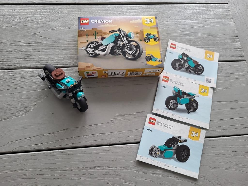 LEGO Technic 31135 Klassieke Motor - 3-in-1 Compleet, Ophalen of Verzenden, Zo goed als nieuw, Complete set, Lego
