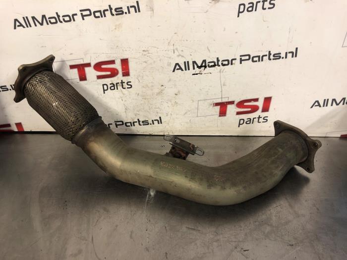 Uitlaat voorpijp van een Audi A6, Gebruikt, -, -, -