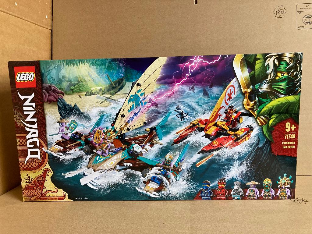NIEUW LEGO Ninjago 71748: Catamaran zeeslag, Ophalen of Verzenden, Nieuw, Complete set, Lego