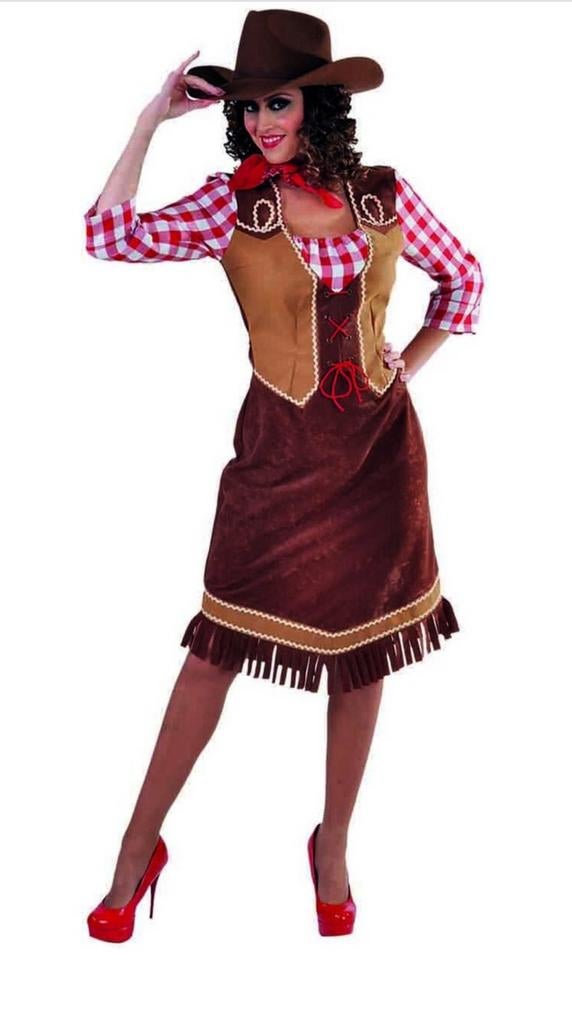Carnaval westernjurk Nieuw!, Ophalen of Verzenden, Nieuw, Maat 46/48 (XL) of groter, Carnaval