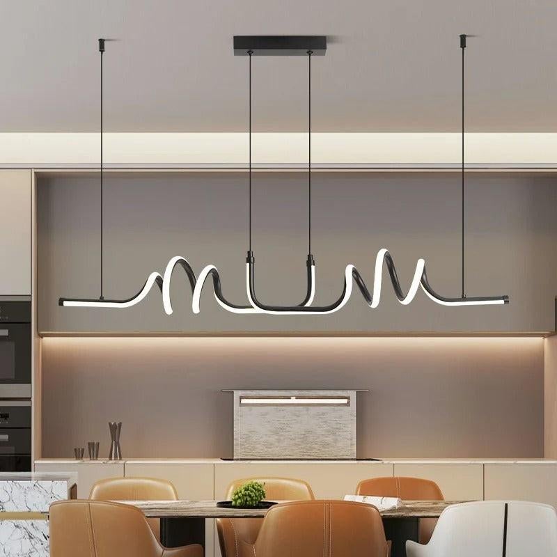 Moderne LED Hanglamp, Ophalen of Verzenden, Zo goed als nieuw, Modern, Minder dan 50 cm