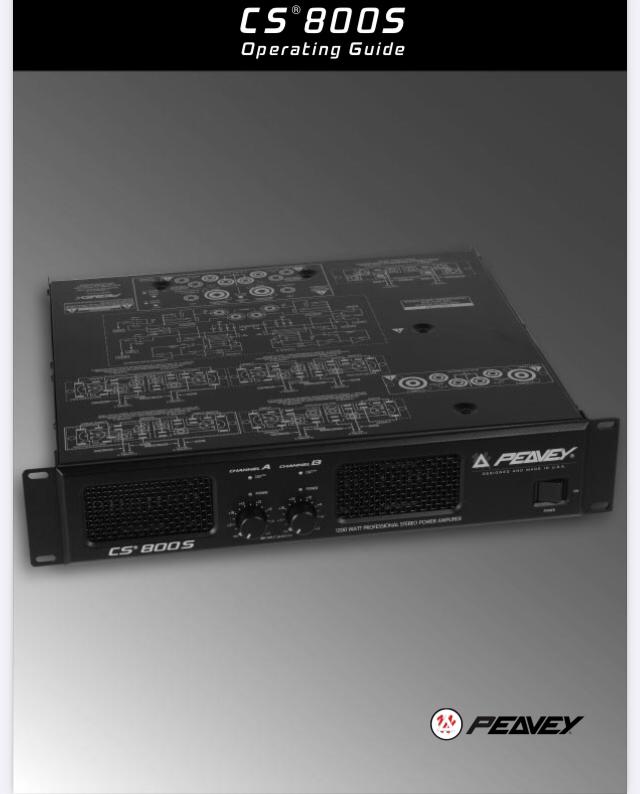 Gezocht Defecte Peavey CS800s of werkend, Ophalen of Verzenden, Gebruikt, Minder dan 500 watt