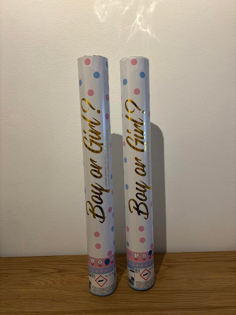 Confetti Kanon Gender Reveal - Jongen, Ophalen of Verzenden, Nieuw