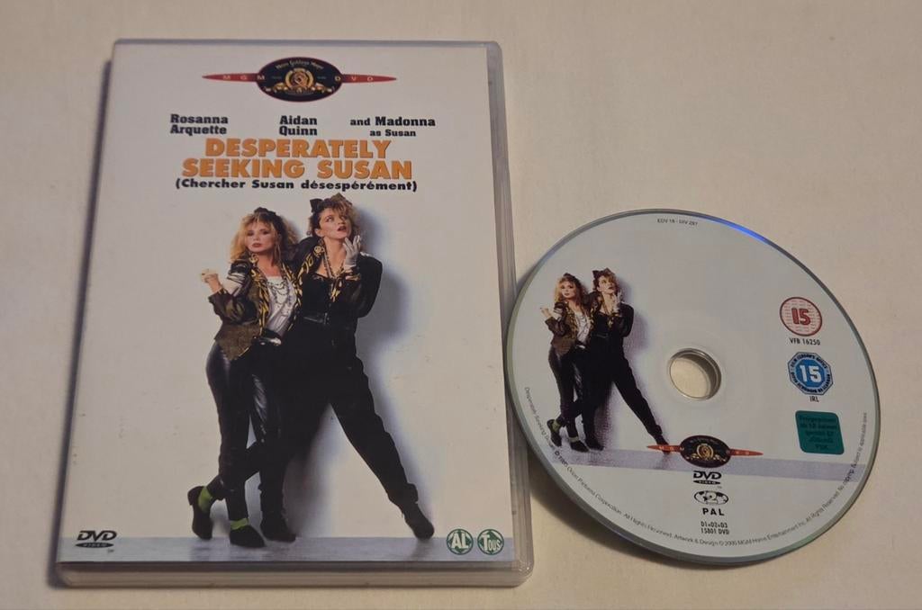 MGM Desperatly Seeking Susan Dvd Comedy, Alle leeftijden, Ophalen of Verzenden, Zo goed als nieuw, Romantische komedie