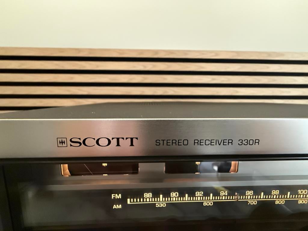 Scott 330R, in nieuwstaat, met garantie, Contact@vintageaudiobreda.nl, Zo goed als nieuw, Bosschendijk 193b, Oudenbosch, Stereo