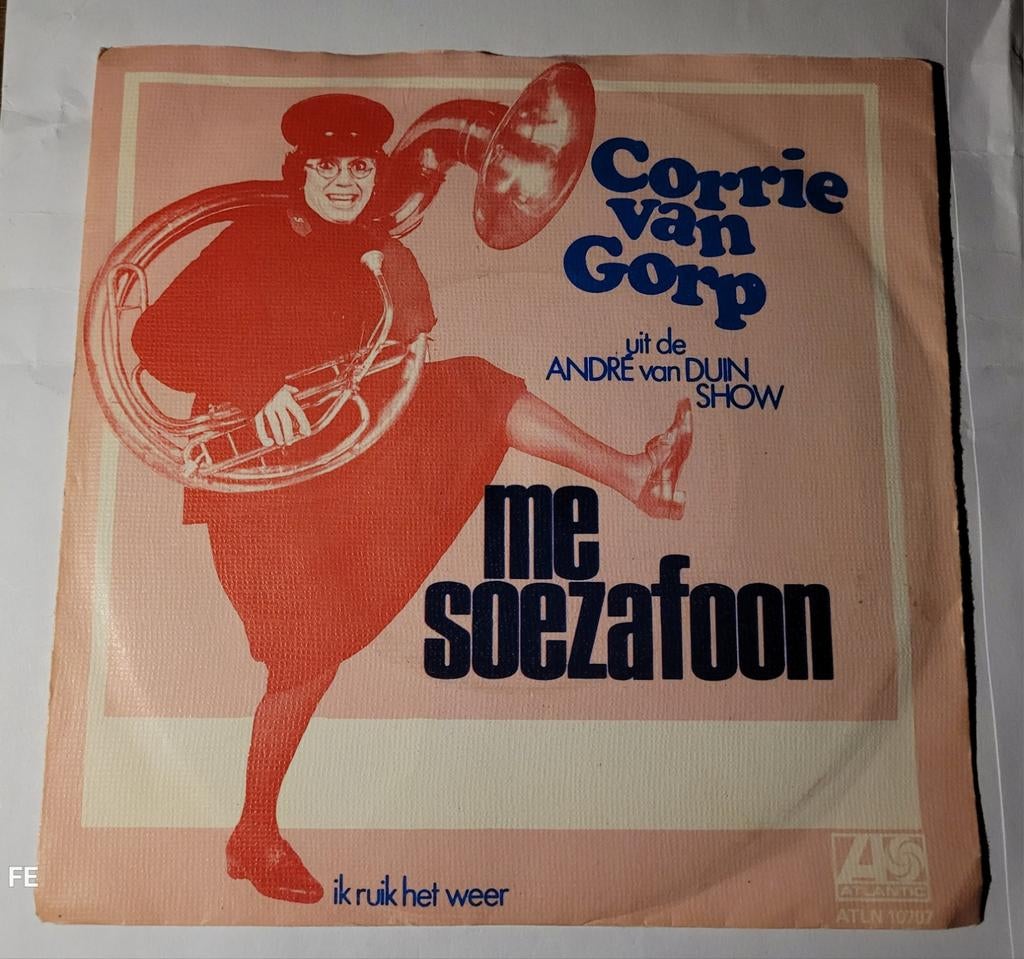 7" vinyl single  corrie van gorp - me soezafoon, Ophalen of Verzenden, Zo goed als nieuw, Nederlandstalig