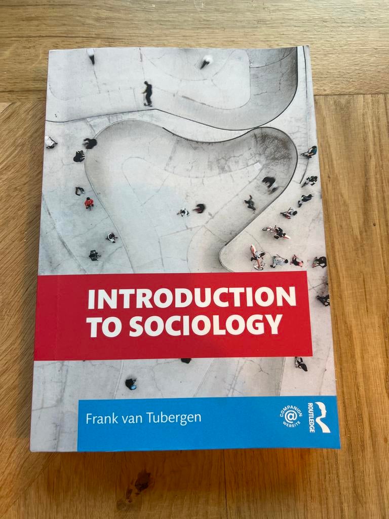 Boek Intoduction to sociology (Tubergen, 2020), Ophalen of Verzenden, Beta, Zo goed als nieuw, HBO