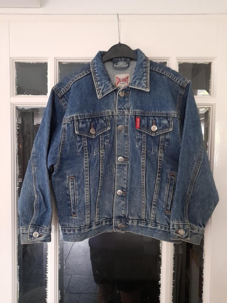Jeans jack voor kinderen maat 128, Kinderen en Baby's, Calgary, Jongen of Meisje, Ophalen of Verzenden, Zo goed als nieuw