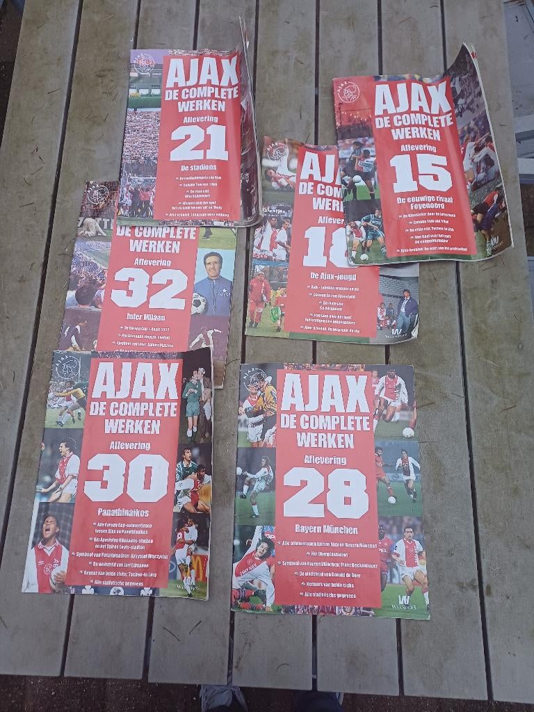 Ajax, de complete werken, Verzamelen, Sportartikelen en Voetbal, Ophalen of Verzenden, Gebruikt, Ajax, Boek of Tijdschrift