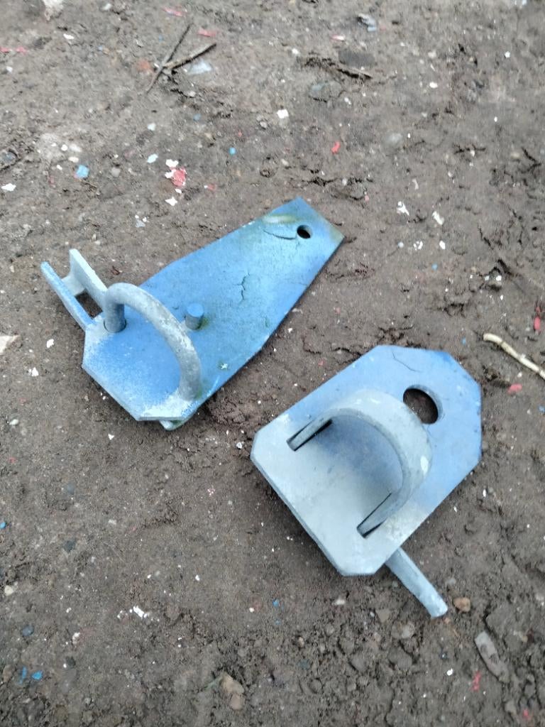 Muurlip muurdrager gevelklem steiger, Doe-het-zelf en Verbouw, Ophalen, Zo goed als nieuw, Gevelsteiger, 5 meter of hoger