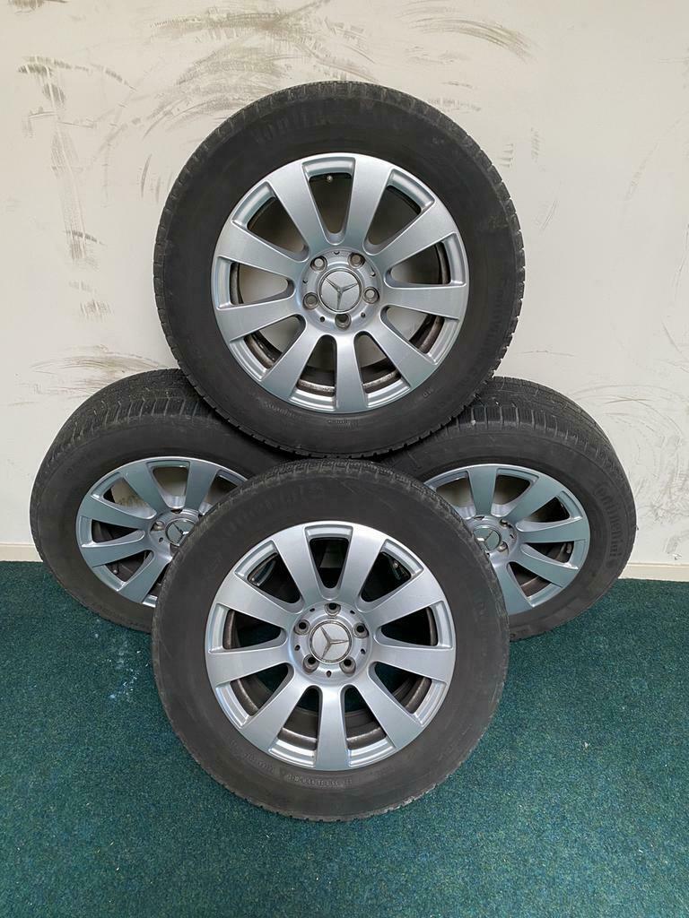 Set 12: Velgen + Banden Mercedes Benz GLK-klasse, 16 inch, Auto-onderdelen, Banden en Velgen, Ophalen, Gebruikt, 16 inch, Banden en Velgen