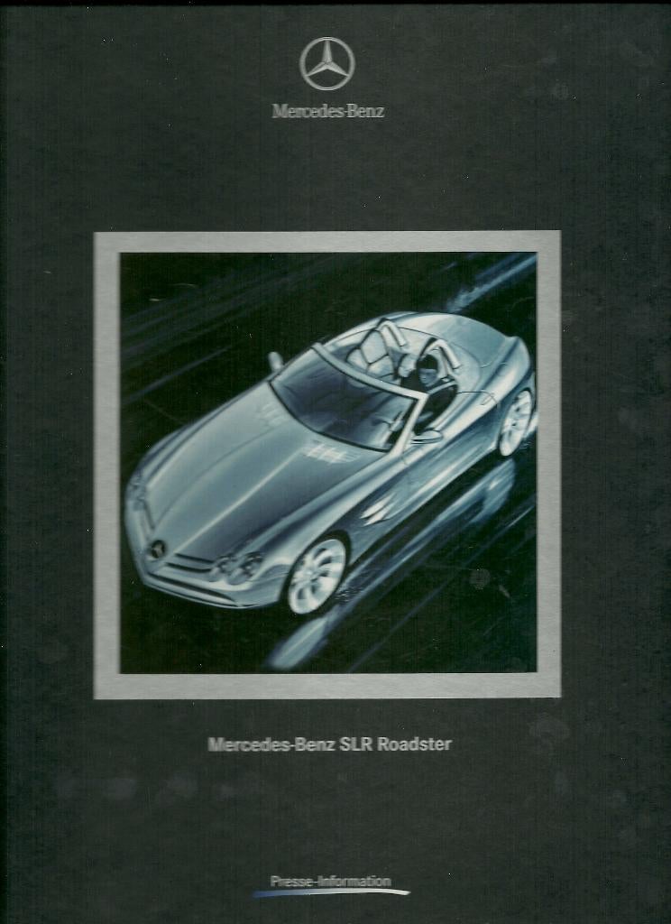 Mercedes SLR cabrio Persmap folder, Boeken, Auto's | Folders en Tijdschriften, Zo goed als nieuw, Mercedes, Ophalen of Verzenden