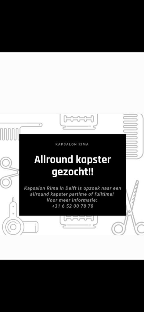Allround kapster, Diensten en Vakmensen, Kappers en Thuiskappers