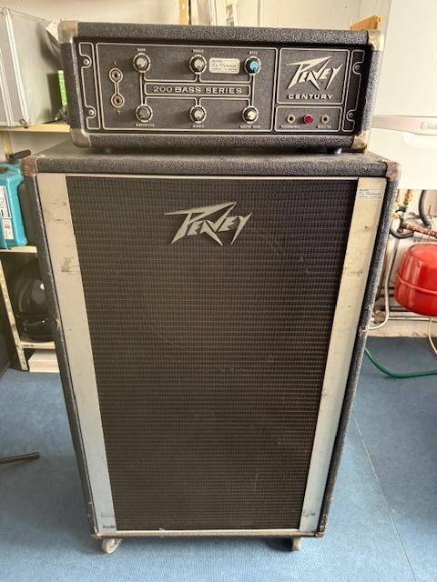 Peavey series 200 head + cab (2x15”), Ophalen, Gebruikt, Basgitaar, 100 watt of meer