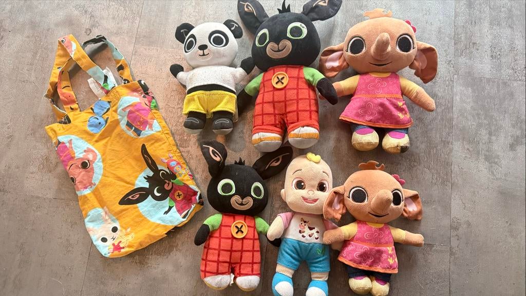 Bing Knuffels en Tas, Ophalen of Verzenden, Gebruikt, Konijn
