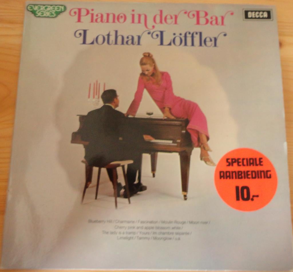 Lothar Loffler-Piano in der Bar (LP), Gebruikt, Overige typen, Ophalen of Verzenden, 12 inch