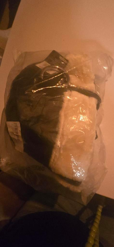 Graasmasker teddy fleece zwart maat Full, nieuw, Dieren en Toebehoren, Paarden en Pony's | Overige Paardenspullen, Ophalen, Nieuw