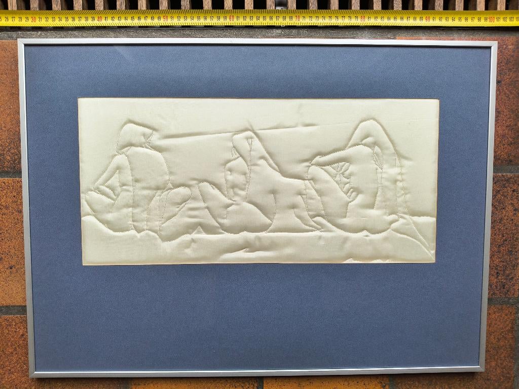 Textiel muurdecoratie kunst vrouwen, Ophalen