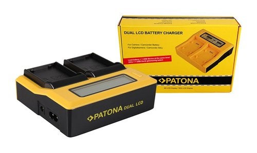 Dual LCD USB Charger Samsung BP-1900 EDBP1900 ED-BP-1900, Verzenden, Nieuw