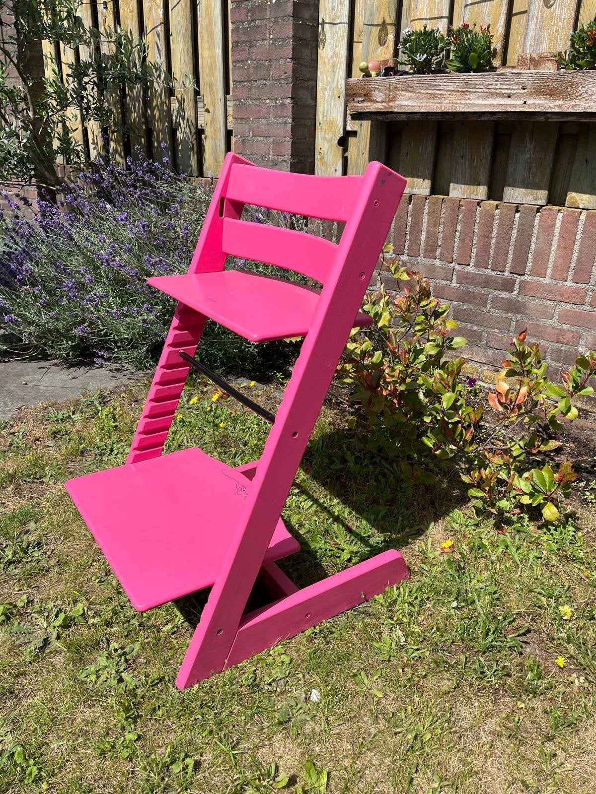 Nette roze Tripp Trapp stoel, Ophalen, Gebruikt, Meegroeistoel