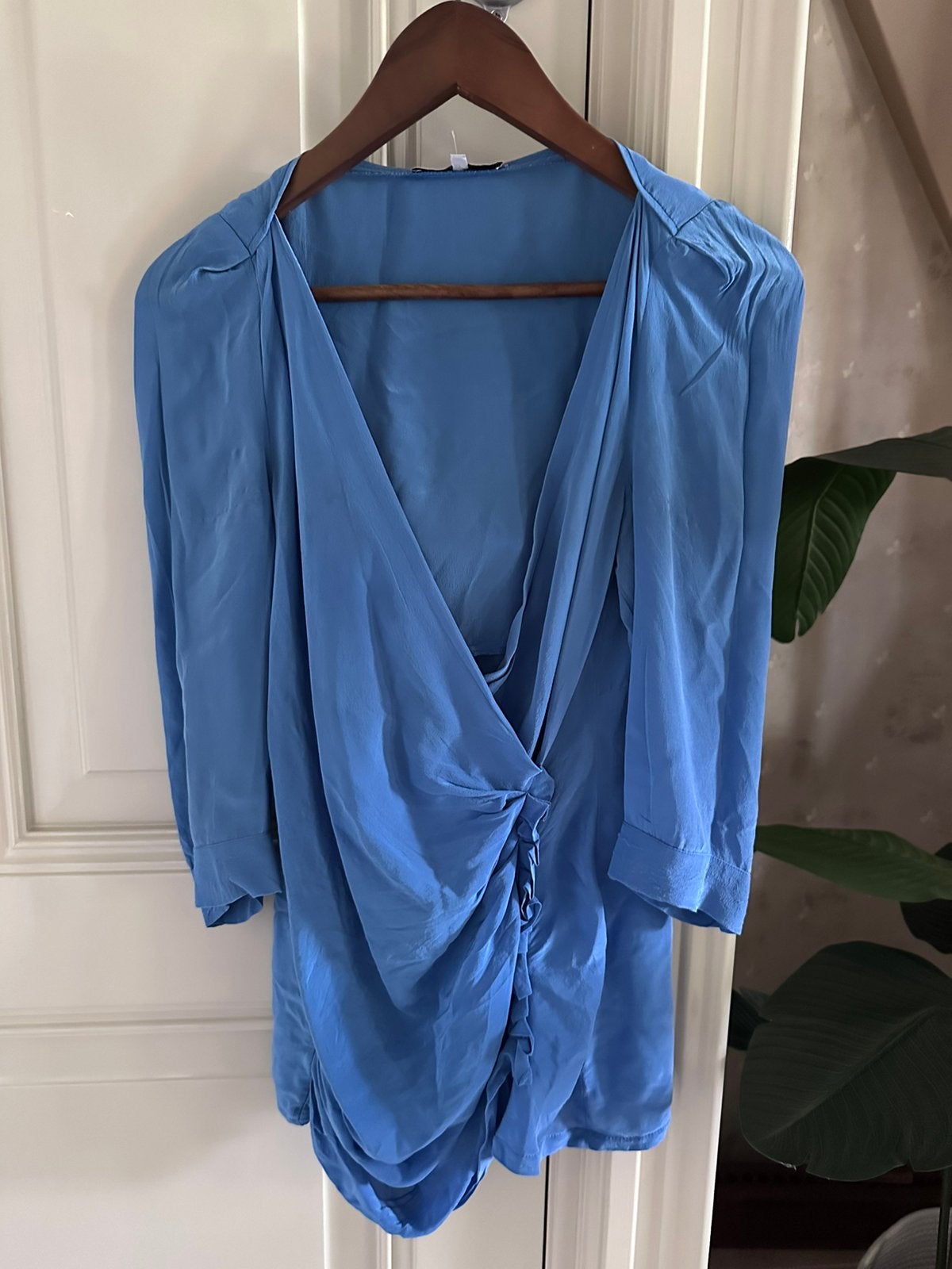 Maje Blauwe Jurk Maat 38, Maat 38/40 (M), Blauw, Ophalen of Verzenden, Zo goed als nieuw