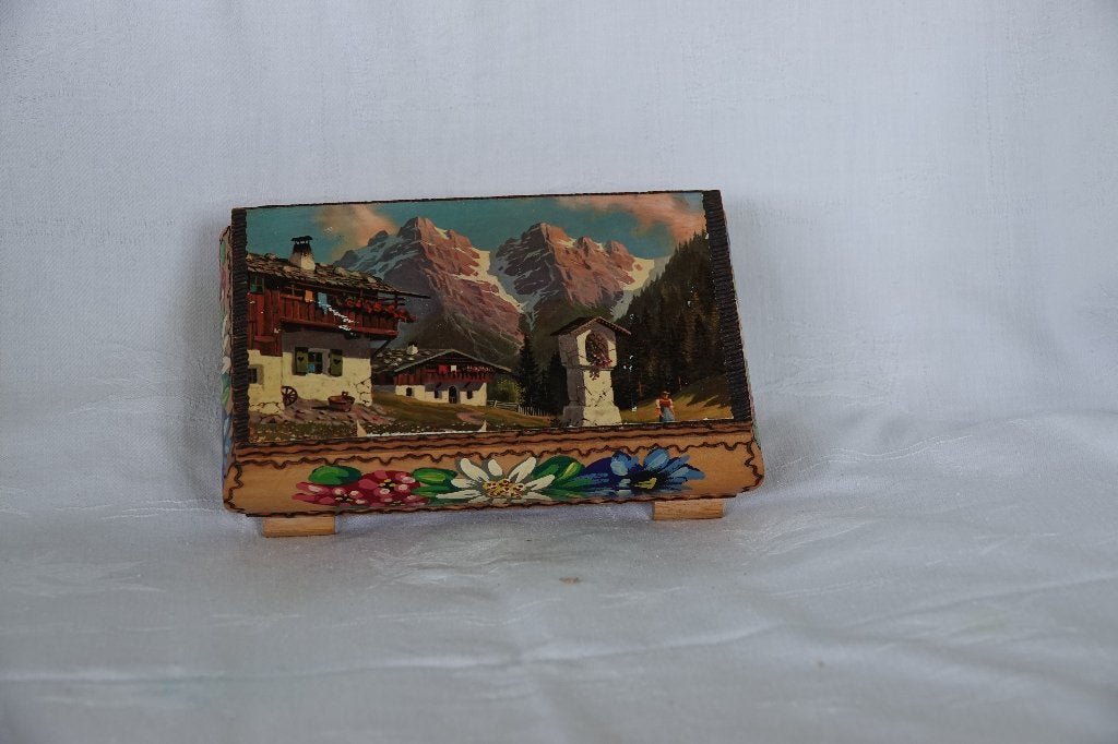 Vintage Reuge Zwitserse Muziekdoos, Ophalen of Verzenden