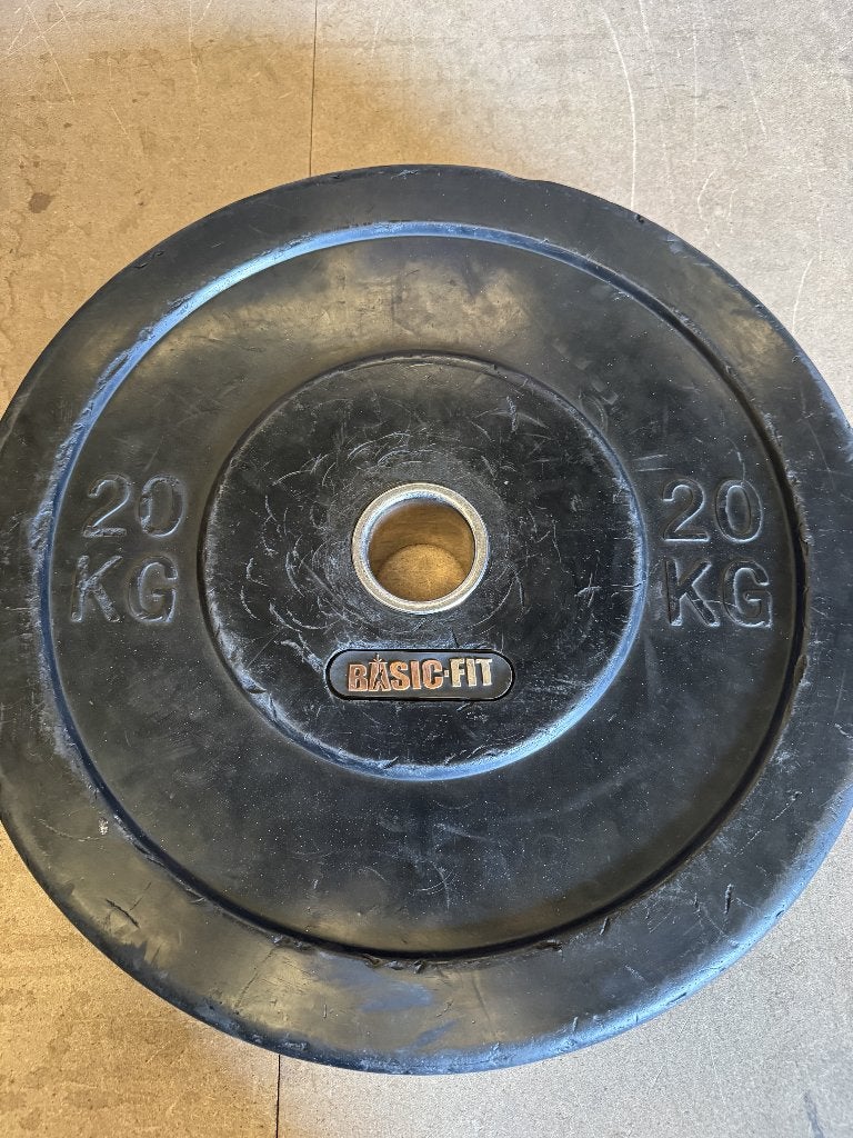 bumper plates, Ophalen of Verzenden, Gebruikt, Halterschijven