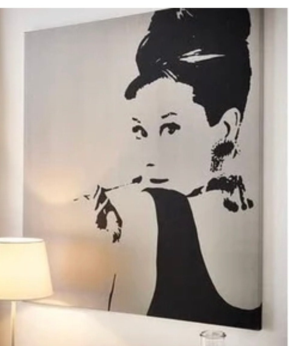 Audrey Hepburn & James Dean Canvas Doeken - IKEA Stijl, Ophalen, Gebruikt, Print, 75 tot 100 cm