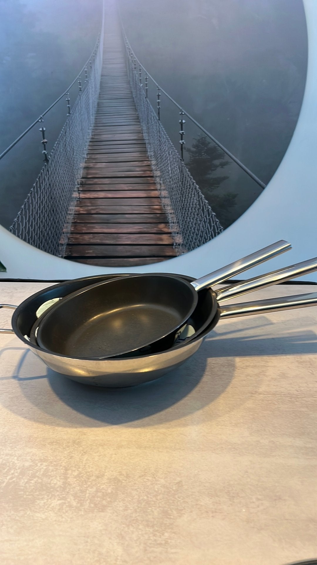 3x koekepannen Vivo Villeroy & Boch, Ophalen of Verzenden, Gebruikt, Rvs, Pannenset